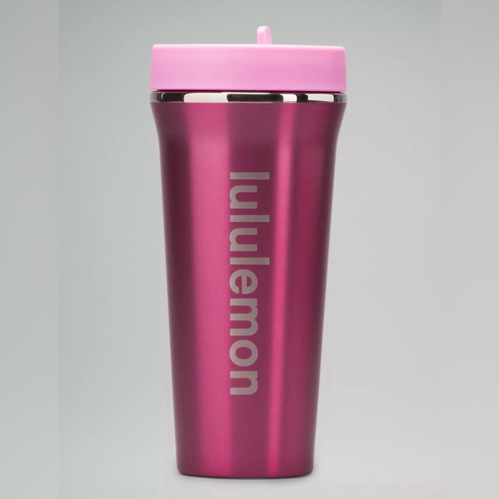 NWT Lululemon Back To Life Tumbler 24oz Dahlia Mauve Color